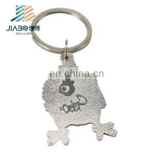 Custom Design Hard Enamel Birds Logos Shape Process Zinc Alloy Metal Keychains thumbnail-5
