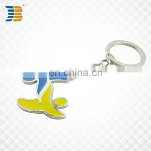 3D Bird Shape Custom Made Metal Enamel Keychain thumbnail-2