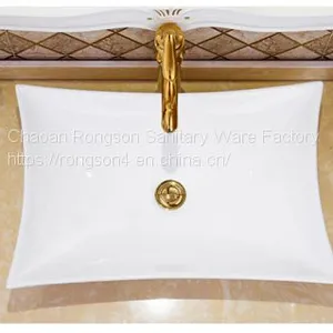 Bathroom Ceramic Modern Popular Used Round Shape Single Hole Table Top Art Wash Sink thumbnail-5