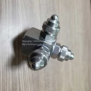 Cluster Type Five Spray Set-ups Syphon Flat Fan Jet Air Atomizing Nozzle thumbnail-3