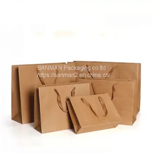 Manufacturer Custom Large Kraft Paper Bag thumbnail-1