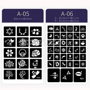 Waterproof Temporary Tattoo Sticker Black Disposable Hand Arm Girl Boy Body Sticker Tattoo Stencil For Tattoo Ink thumbnail-5