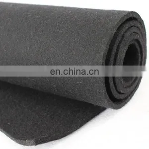 Black Polyester Solid Felt ,thickness 4-5 Mm. Colour Black thumbnail-1
