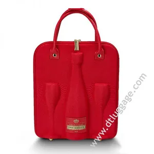 Manufacturer Carrying Waterproof Zipper Wine And Glass Carrier Bag thumbnail-3