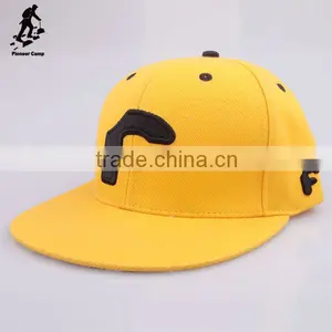 Korean Yellow Snapback Hats Adjustable Cap With Workable Price thumbnail-1
