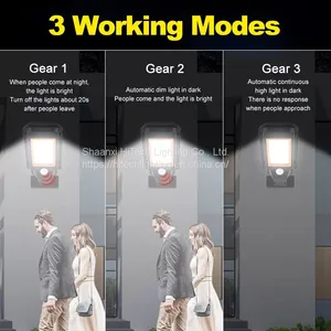 72 LED 128 COB Solar Lamp Sensor Solar Powered Panel LED Street Light Outdoor Courtyard Garden Intelligent Waterproof Solar Lamp thumbnail-4
