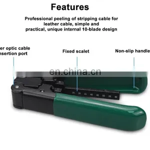 Fiber Optical Drop Wire Stripper Plier Wire Stripper Fiber Optic Tool Fiber Optic Drop Cable Stripper thumbnail-5