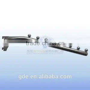 Metal Chrome Display Hook for Slotted Channel thumbnail-1