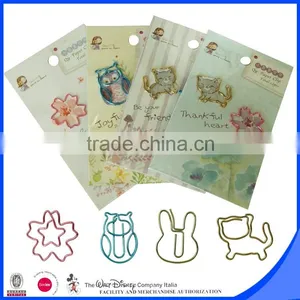 Novelty Cardboard Package Paper Clip Colorful Customized Design Clip thumbnail-1