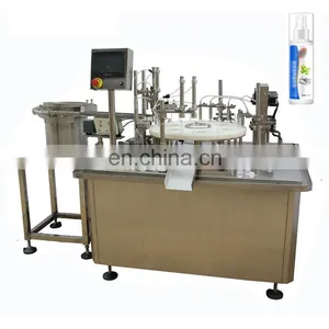 Automatic Booster Pump Oxygen Aerosol Gas Spray Paint Cans Filling Machine thumbnail-3