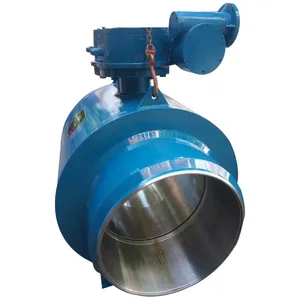 Sales Volume Exceeds 100 Q361F All Welded Ball Valve Natural Gas Heating Worm Gear Fixed Ball Valve thumbnail-2