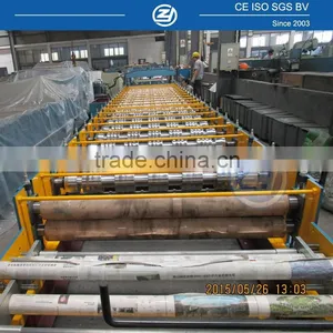 Aluminum Step Tile Roof Roll Forming Machine thumbnail-4