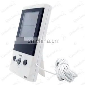 DT-1 Indoor Outdoor Big Screen 2 Channel Sensor Probe Digital Thermometer and Hygrometer thumbnail-1