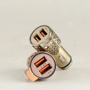 Universal Dual USB In-car Charger Adapter Cigarette Lighter for Android/iOS thumbnail-2