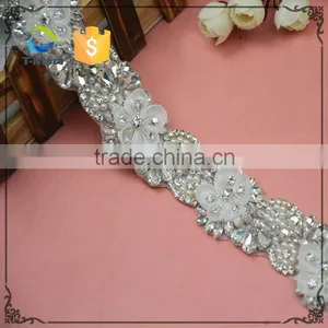Boutique Beaded Applique Embroidered Beaded Stone Applique thumbnail-1