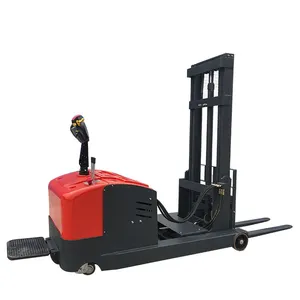 CE APPROVED 1-2 TON FULL ELECTRIC REACH PALLET STACKER thumbnail-4