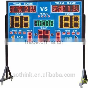 Full Color Multi-sport LED Outdoor Indoor Rental Scoreboard Quality Choice thumbnail-1