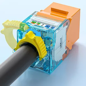 UTP Ethernet RJ45 Keystone Modular for Patch Panel and Wall Plate thumbnail-3