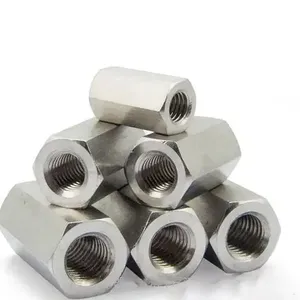 Hex Coupling Nuts DIN6334 Hexagon Threaded Connecting Nut Long Hex Coupling Nuts thumbnail-2