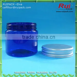 PET Cream Jar With Aluminum Cap, PET Jar for Candy Container, Plastic Jar thumbnail-1