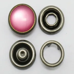 14L 16L Colorful Pearl Snap Buttons for Shirts With Brass or Stainless Steel Material for Metal Quality thumbnail-3
