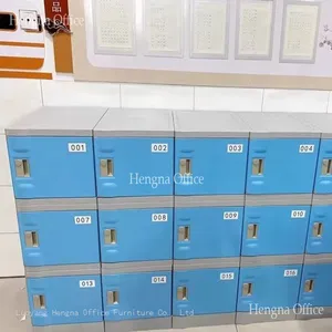 Anti-tilt ABS Plastic Storage Cabinet | With Laser-printed Number Plate | for Elementary School Classroom thumbnail-1