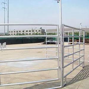 12 ft Portable Heavy Duty Galvanized Metal Round Pen Cattle Corral Livestock Farm Horse Yard Fence Panels thumbnail-2