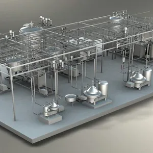 Turnkey Organic Oat Milk Hemp Milk Peanut Milk Production Plant Processing Line thumbnail-3