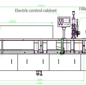 Linear 7000-9000cups/H Ice Cream Cup & Cone Filling Machine thumbnail-2