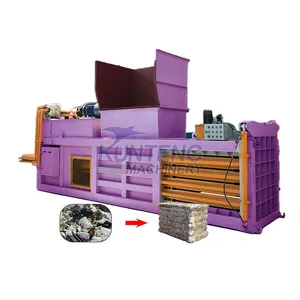 Horizontal Baling Machine Hydraulic Agricultural Waste Baler Sorting Line EPC thumbnail-1