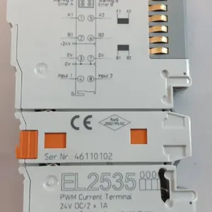 Beckhoff EL2535 EtherCAT Terminal 2-Channel PWM Output Module 24V DC 1A Current-Controlled Proportional Valve Control thumbnail-2