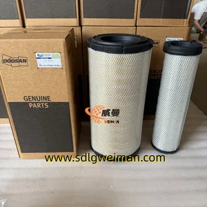 Doosan Daewoo 474-00039 474-00040 Air Filter Doosan For Excavator DX255LC DX255LC-3 thumbnail-1