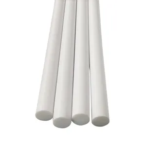 Pure PTFE Rod; Teflon Solid Round Bar; Acid and Alkali Resistant Rod Material thumbnail-3
