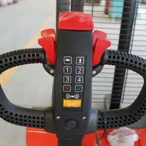 1T 1.6M Lift Stacker Machine Self Loading Portable Forklift Electric Stacker thumbnail-5