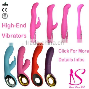 2016 Adult Silicone G Spot Clit Pussy Massager Masturbator Dildo Vibrator Sex Toys Vibrators for Women Sex Products Sex Machine thumbnail-1