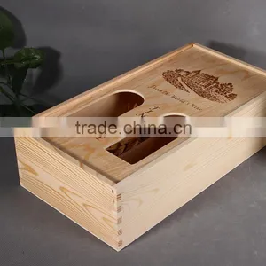 Wine Gift Box Wooden Packing Boxes,Decorative Christmas Gift Boxes thumbnail-2