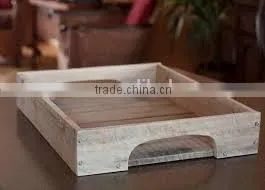Natural Wood Wooden Serving Tray Wholesale For Tea thumbnail-6
