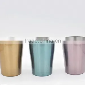 Stainless Steel 18/8 Vacuum Mug Double Wall Beer Mug 250ML thumbnail-1