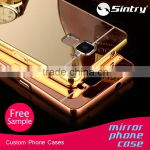 Machine Making Cover for Mobile Phone Metal Mirror Back Bumper Case Cover for Samsung Galaxy j7 j5 a7 a8 Mirror Case thumbnail-1