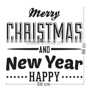 [Alforever]Merry Christmas and Happy New Year Vinyl Wall Decals thumbnail-5