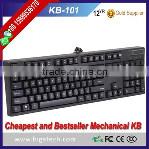 2016 Factory Direct Wholesale Hot Sale Latest Cheap Computer Keyboard Mechanical Gaming Keyboard thumbnail-1