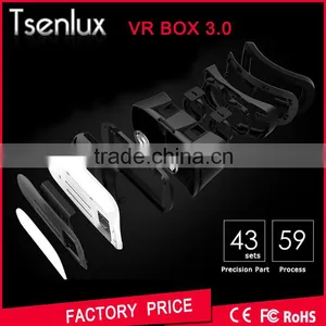 2016 New High Tech VR Shinecon 3D Virtual Reality Helmet Movies Games 3D Glasses 3D VR Box For Smartphone thumbnail-1