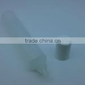 Dia 19MM Packing Tubes for Cosmetics, White PE Tube With Screw Cap thumbnail-4