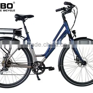 OEM Manufacture 2016 New Released Easy Riding Commuter Lady Type Electric Bicycle thumbnail-3