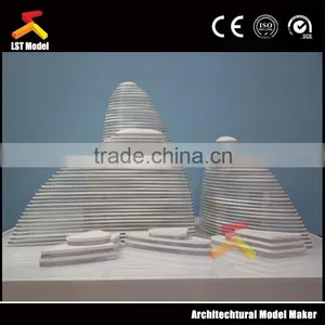 Custom Made Architectural Model Scale With Landscape Palm Tree thumbnail-1