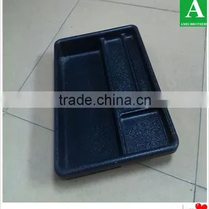 Qualified Black Color ps Chrome Plastic Thick Compartments Tray thumbnail-1