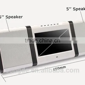 New Designed Karaoke Player With Wireless Mic Built in WiFi USB SD Android Touchscreen Jukebox thumbnail-4
