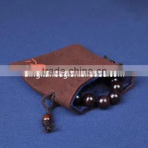 Factory Good Quality Small Jewelry Drawstring Bag, Gift Bag, Jewelry Pouch With Logo in Custom thumbnail-4