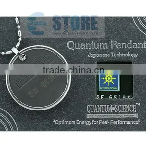 Wholesale Japanese Quantum Pendant Lava Stones Pendant Scalar Energy Pendant With Stainless Steel Circle thumbnail-3