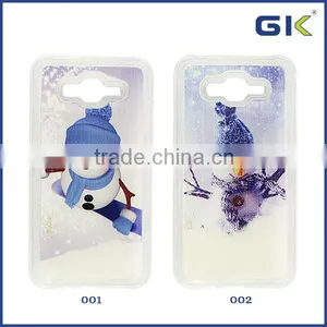 [GGIT] Wholesale Hot Selling Snowman Liquid Mobile Phone Case Cover For Samsung J7 thumbnail-2
